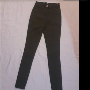 Brand- Roma Studio Juniper Green High Waisted Skinny Jeans